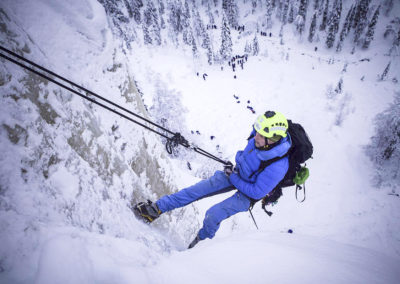 Ice climbing in Korouoma Nature reserve